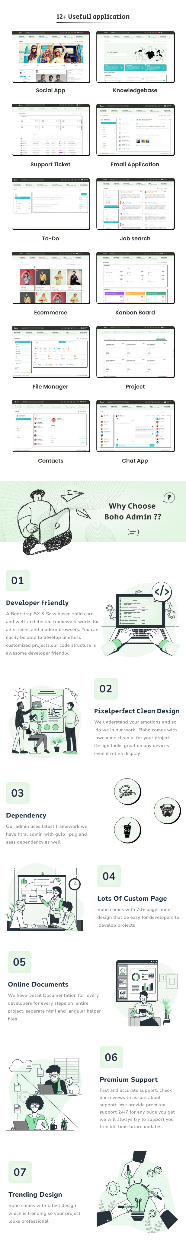Boho Admin Dashboard theme