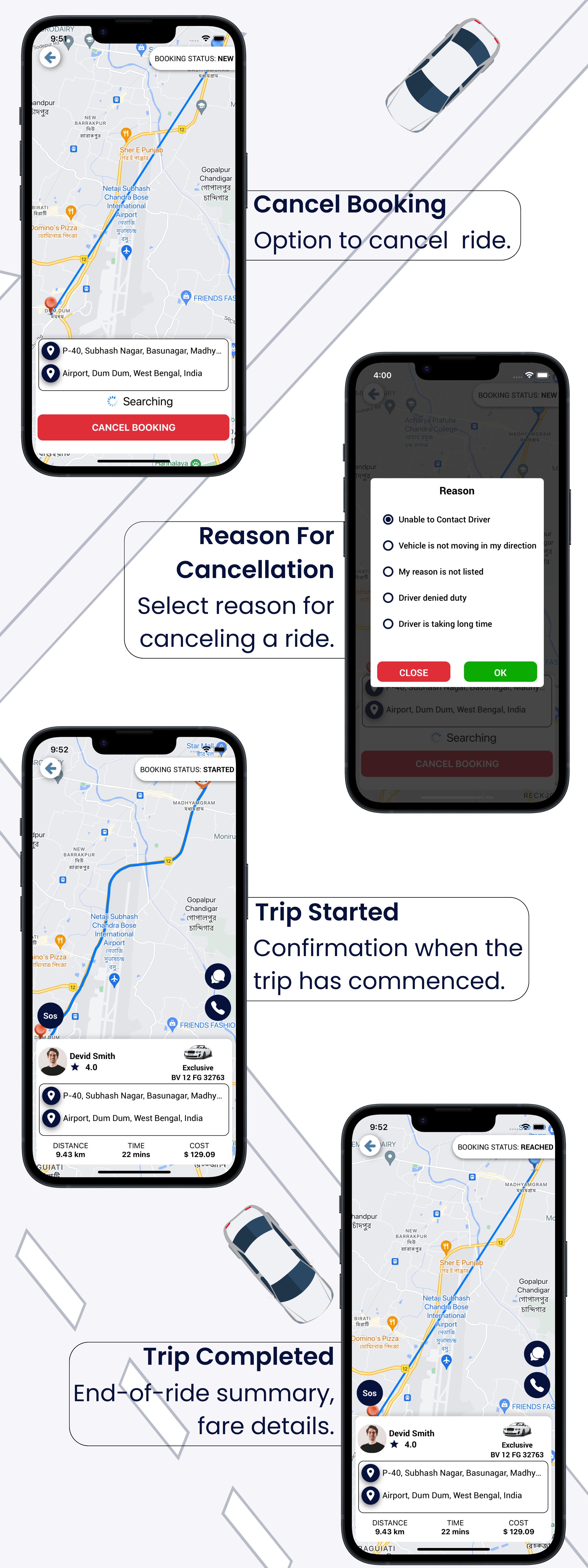 Exicube Taxi App - 6