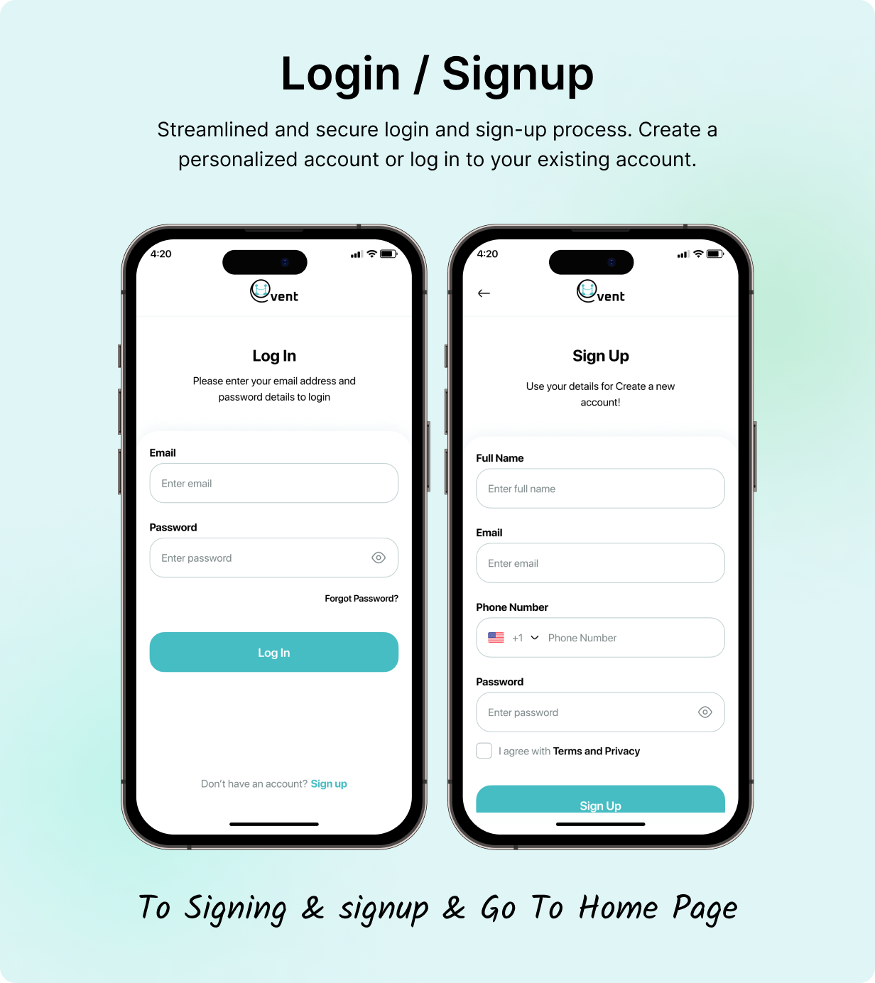 InClub: Event Management in Flutter with Node.js Backend | Complete event planner App - 7
