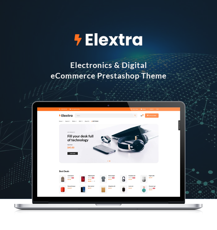 Elextron - Multipurpose Prestashop Electronics Theme