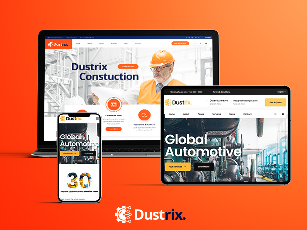 Dustrix - Construction and Industry WordPress Theme - 3