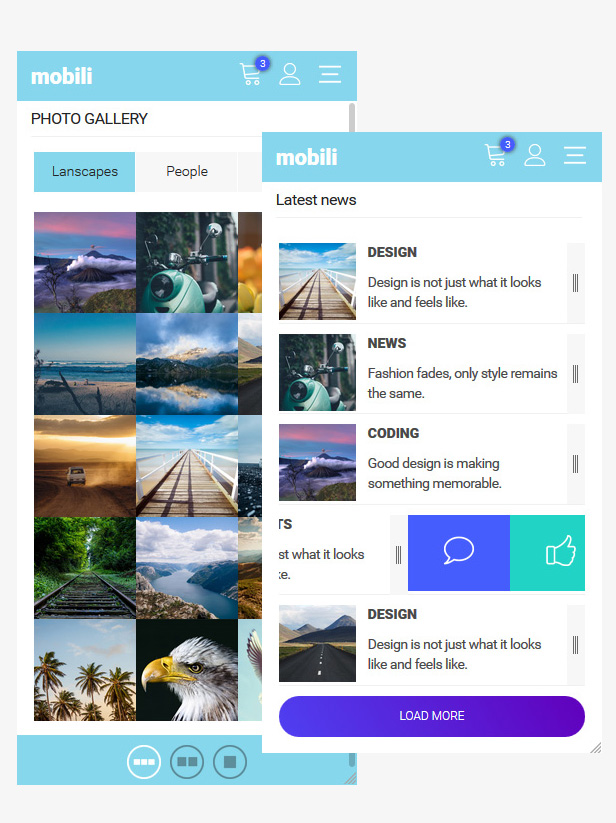 mobili Mobile Template