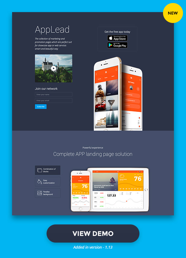 AppLead - App Landing Pages