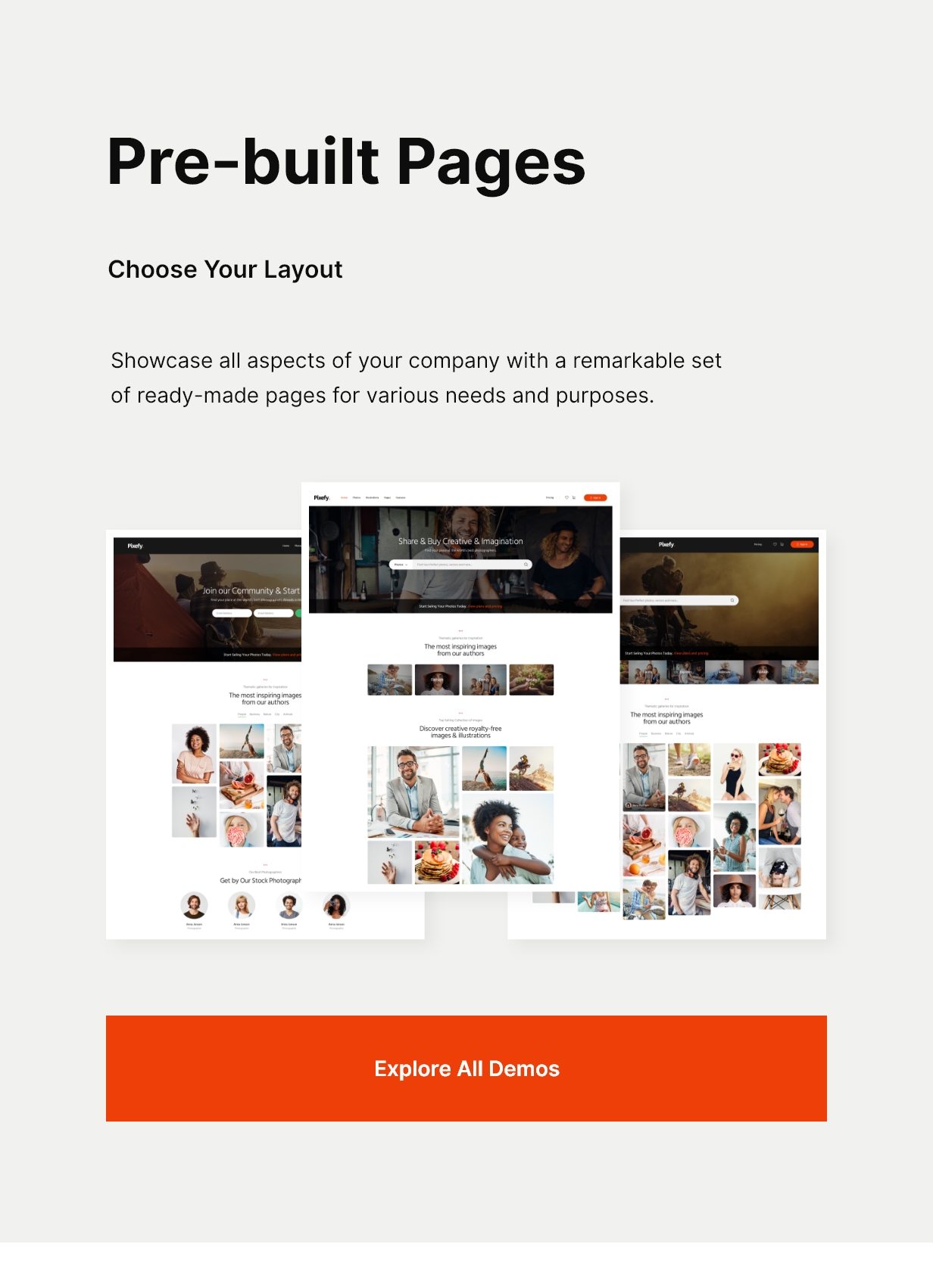 Pixefy | Stock Photography Marketplace Theme + WCFM Plugin - 2