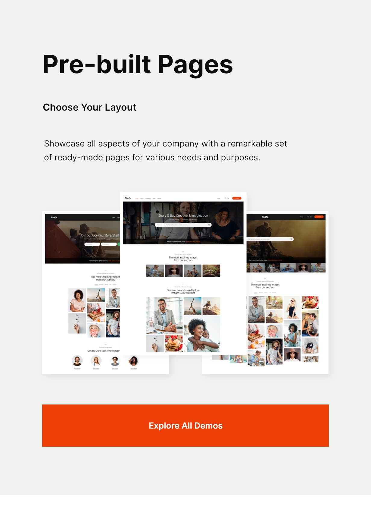 Pixefy | Multipurpose Photography Marketplace Theme + WCFM Plugin - 2