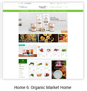 Organic Market Home