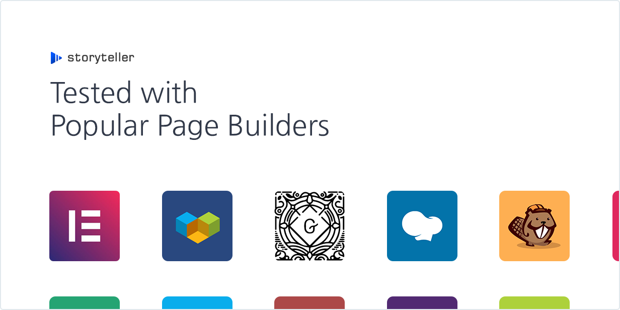 Tested with Popular Page Builder