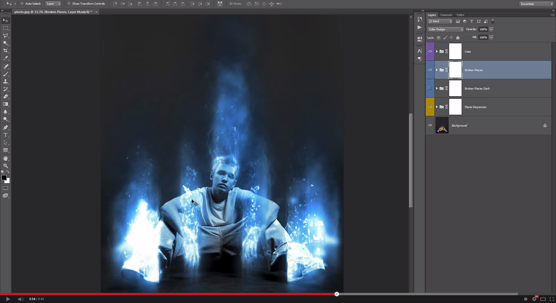 Elemental Photoshop Action - 1