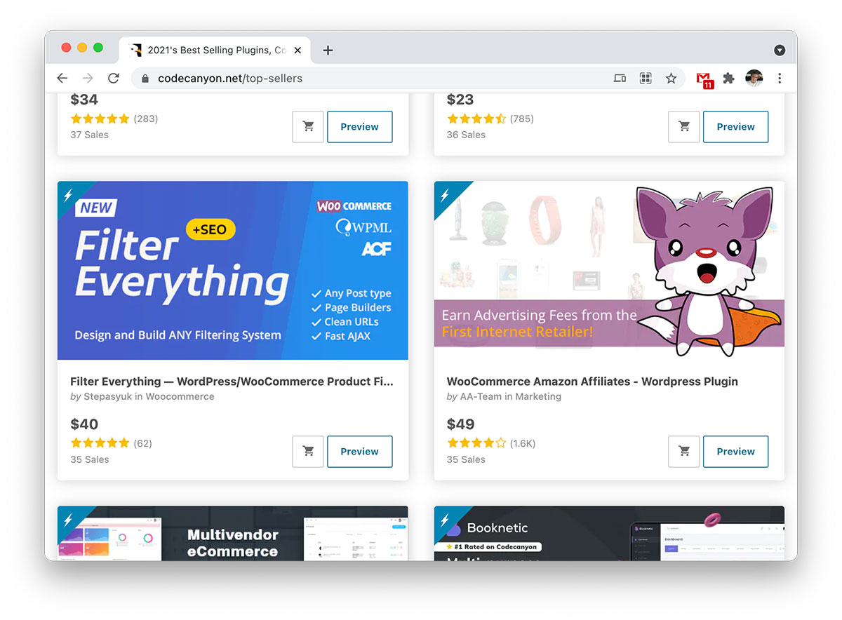 Filter Everything - WooCommerce Product Filter Best selling product on CodeCanyon