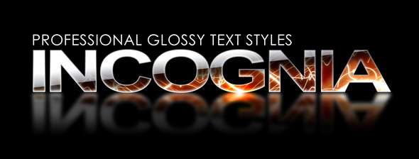Incognia - Professional Glossy Text Styles - Artorius Design