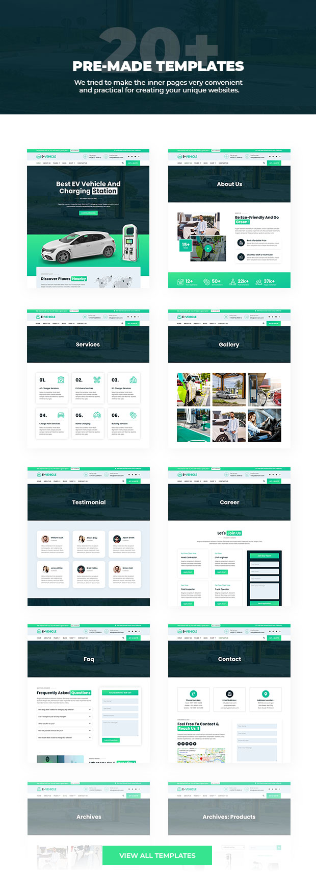 evehicle html inner pages