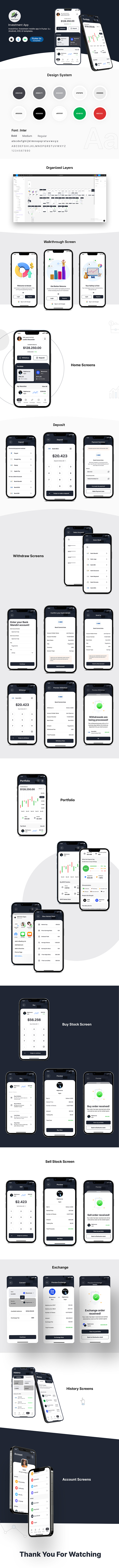 InvestHive: Investment mobile app in Flutter 3.x (Android, iOS) UI template - 4