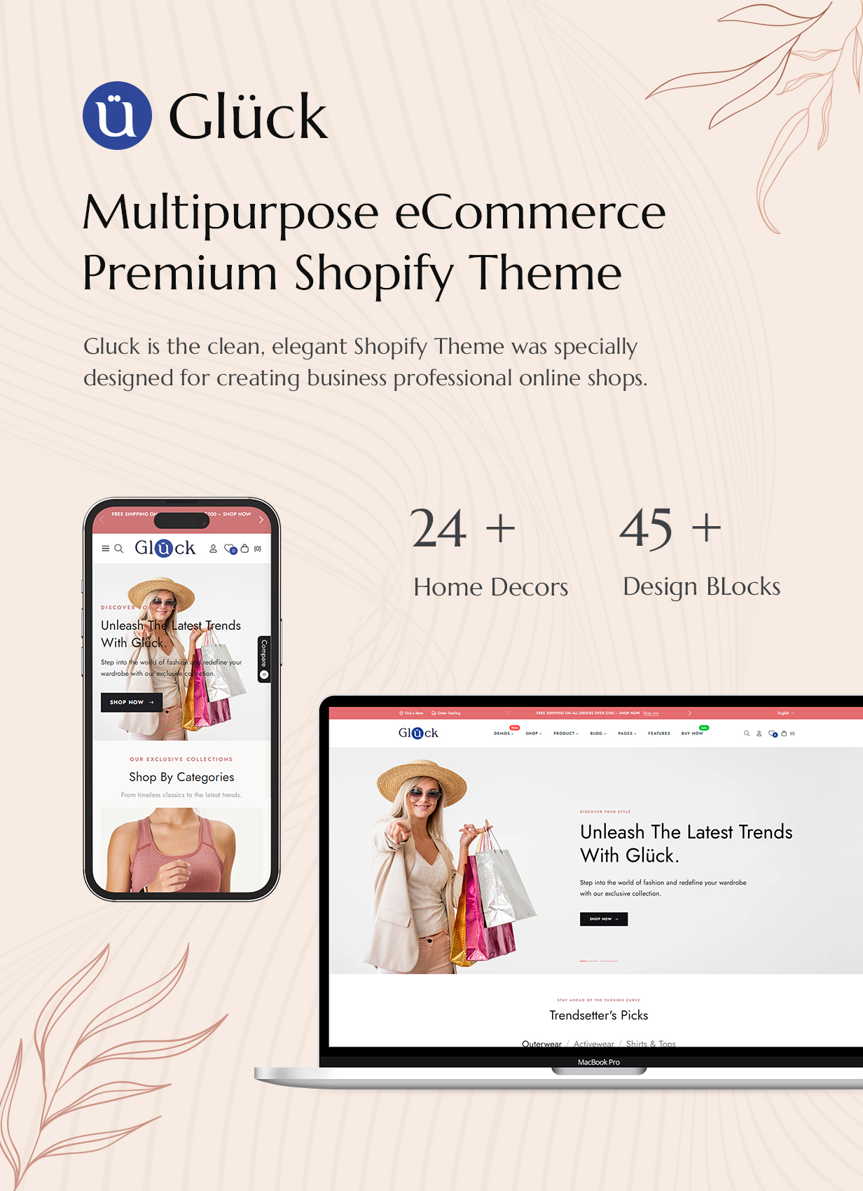 Gluck - Multipurpose eCommerce Shopify 2.0 Theme - 3