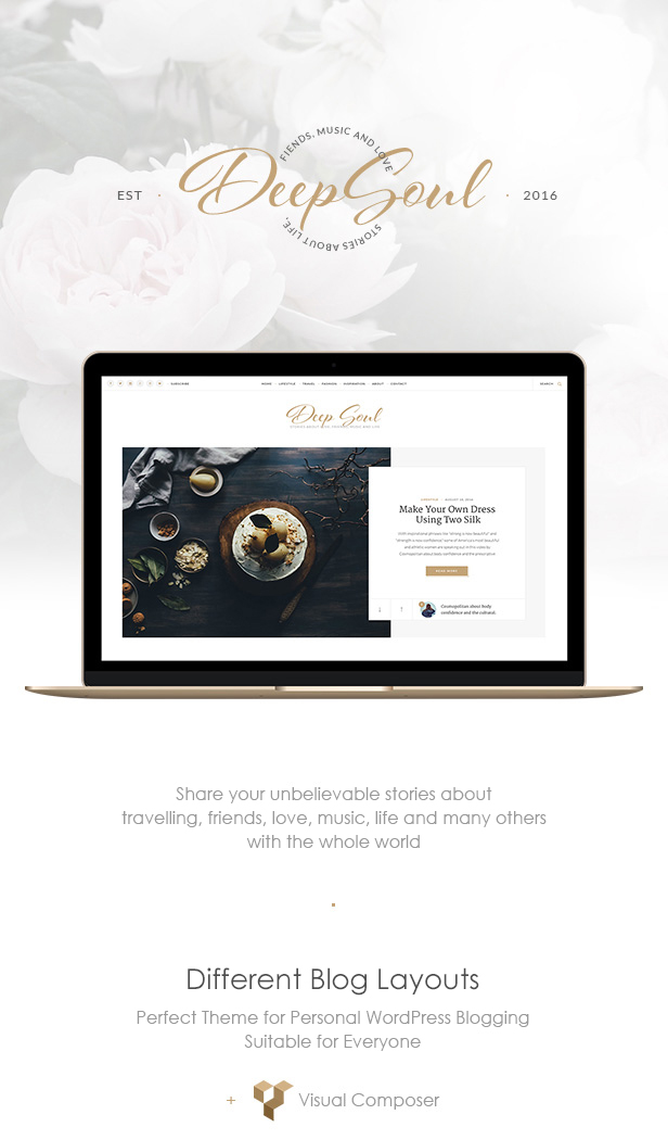 Deep Soul - Lifestyle WordPress Blog & Shop Theme