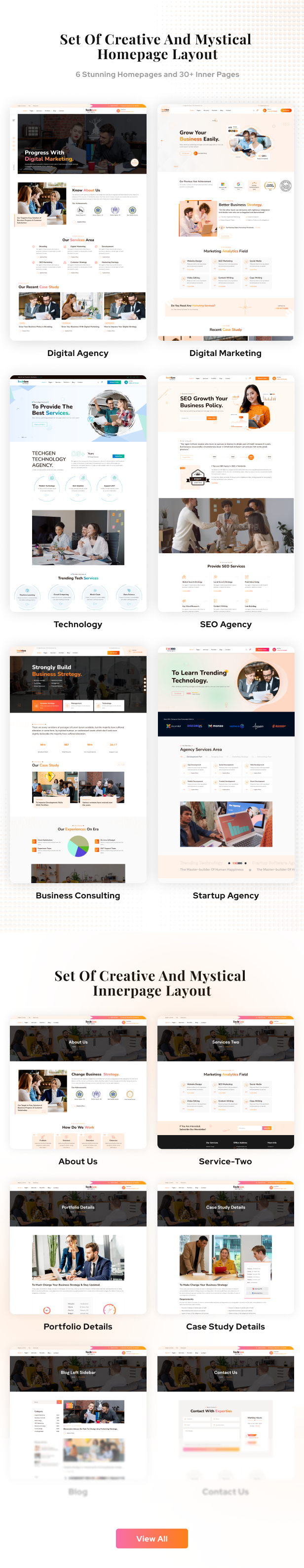TechGen - Digital Agency & Technology WordPress Theme - 2