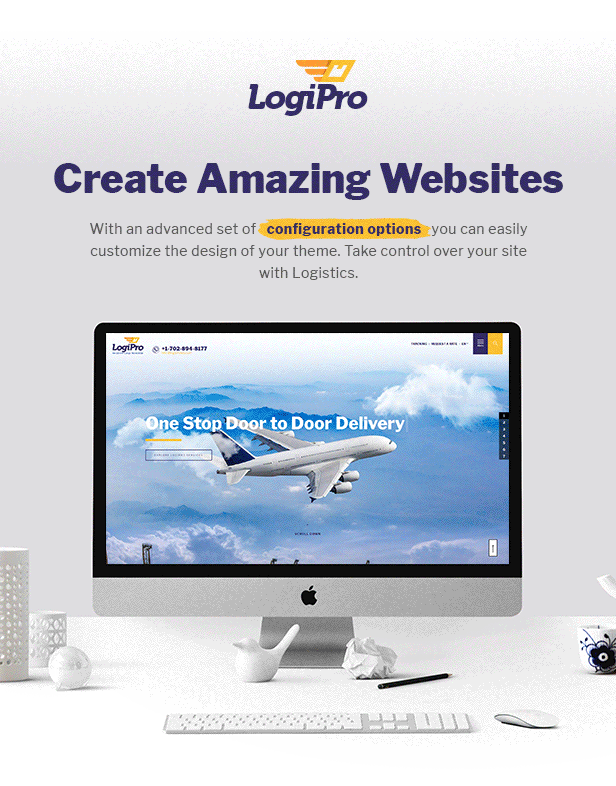 LogiPro - Delivery, Freight, Distribution & Logistics for WordPress - 2