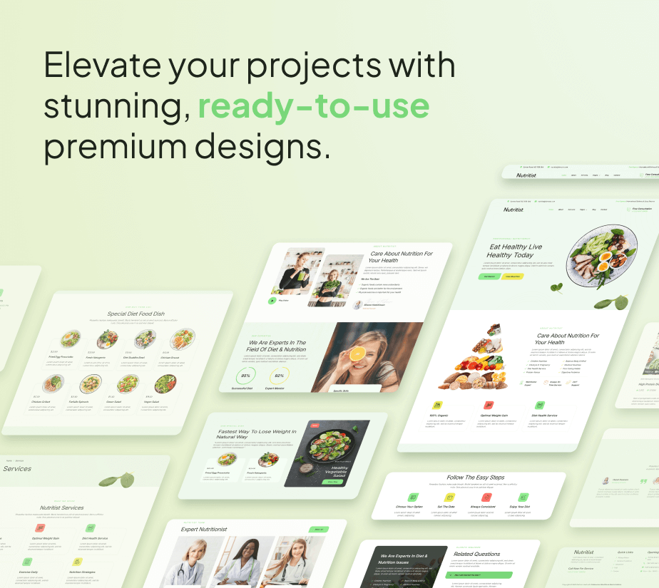 Nutritist – Healthy Food & Nutrition Coach FSE WordPress Theme - 5