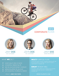 creative corporate flyer template