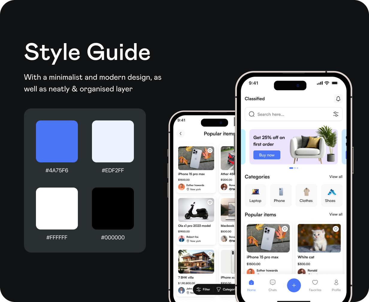 Quikrr UI template | Classified App in Flutter | Product Buying & Selling App Template - 11