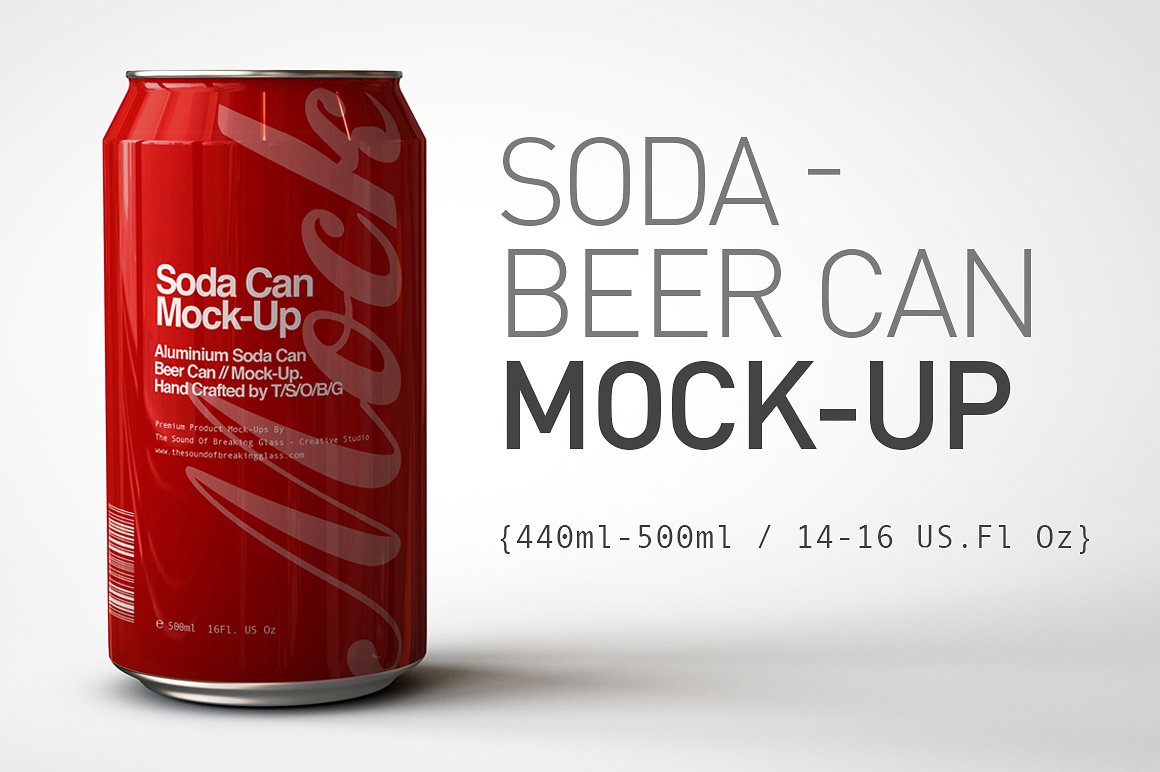 Soda Can - Beer Can Mock-Up