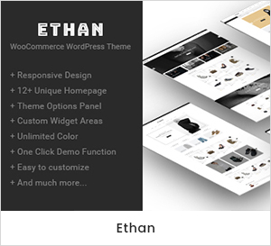 Ethan - Responsive WooCommerce WordPress Theme