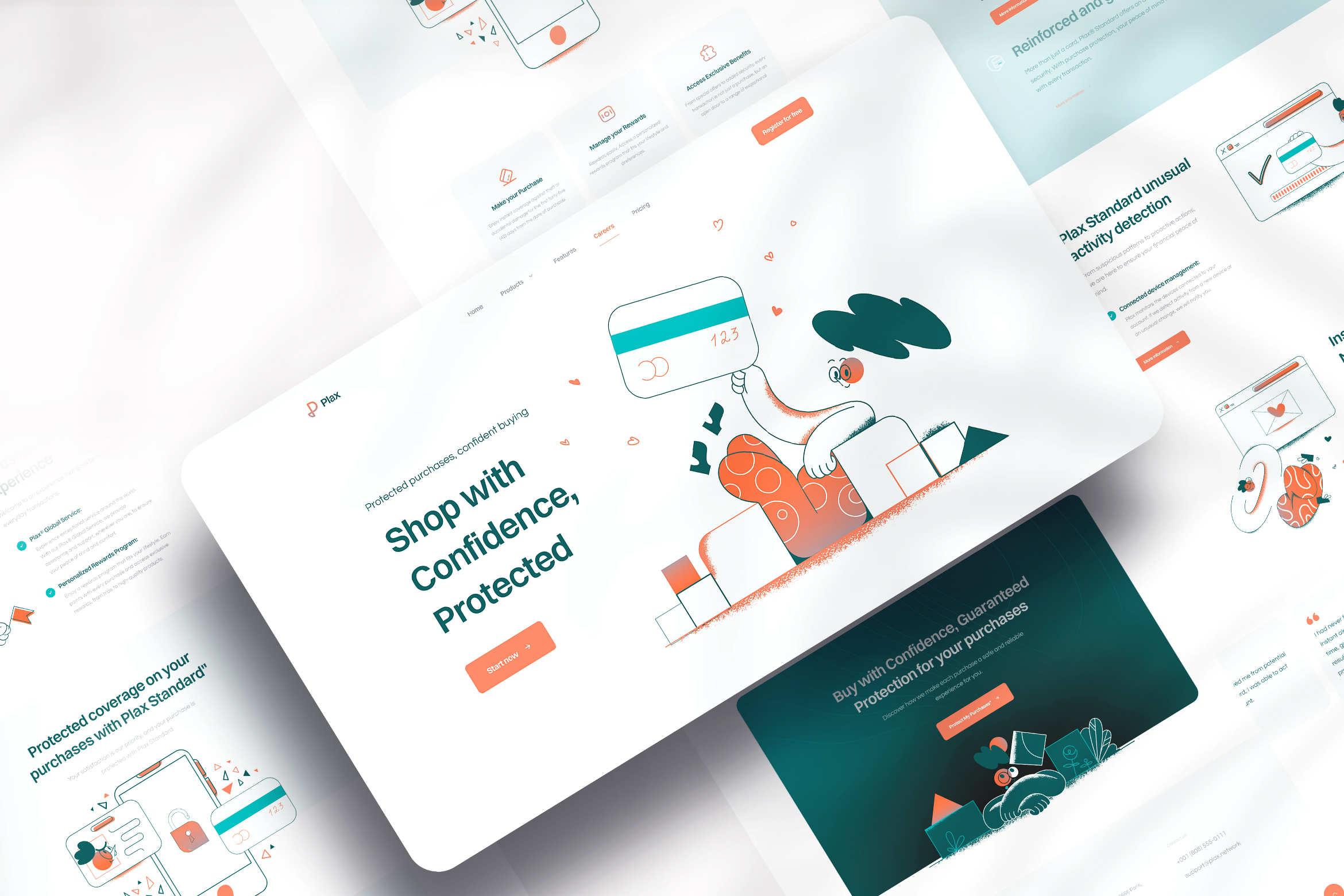 Plax - Finance & Fintech React NextJS Template - Description 2