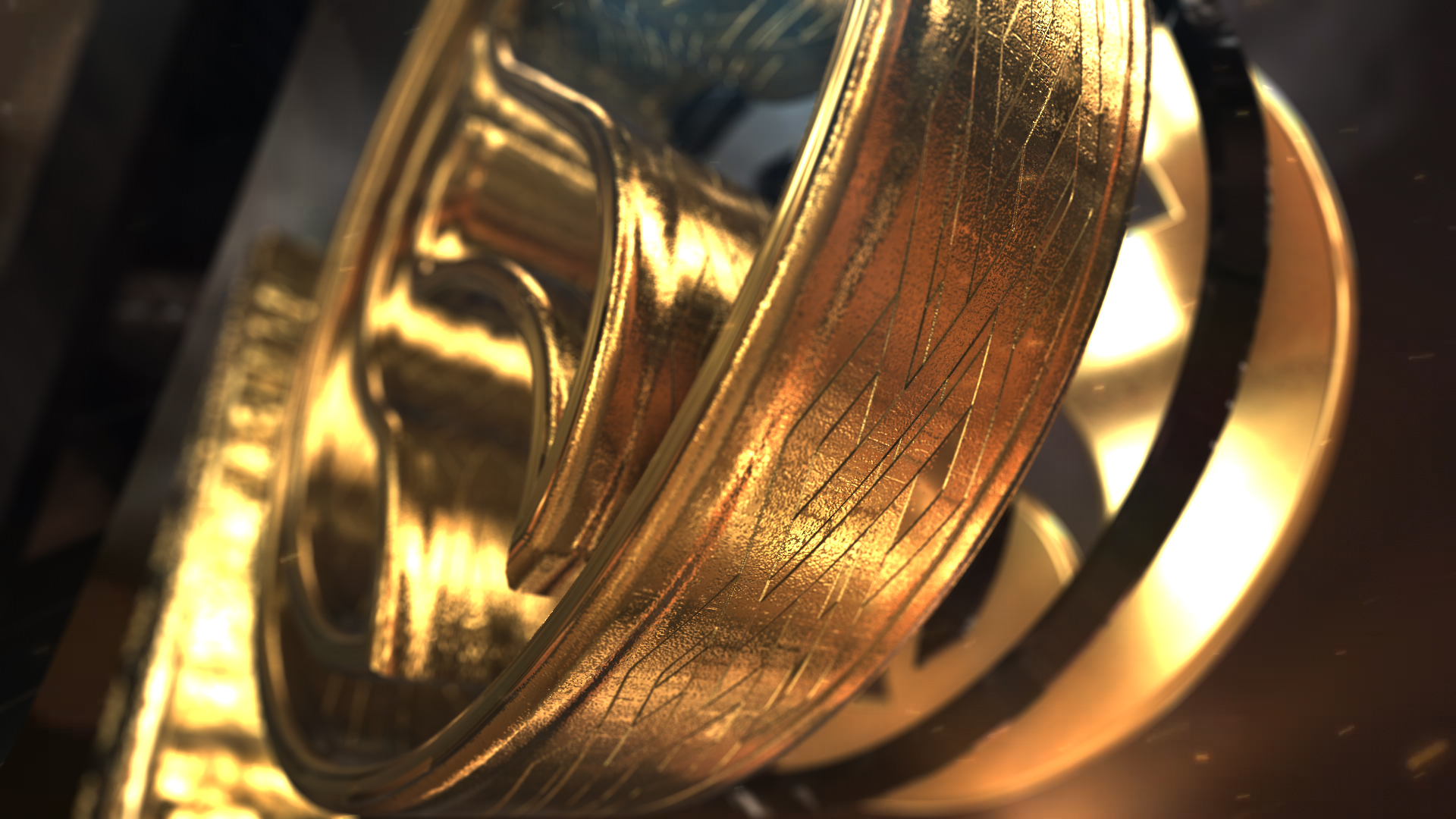 VIDEOHIVE GOLD ELEMENT LOGO Free After Effects Templates