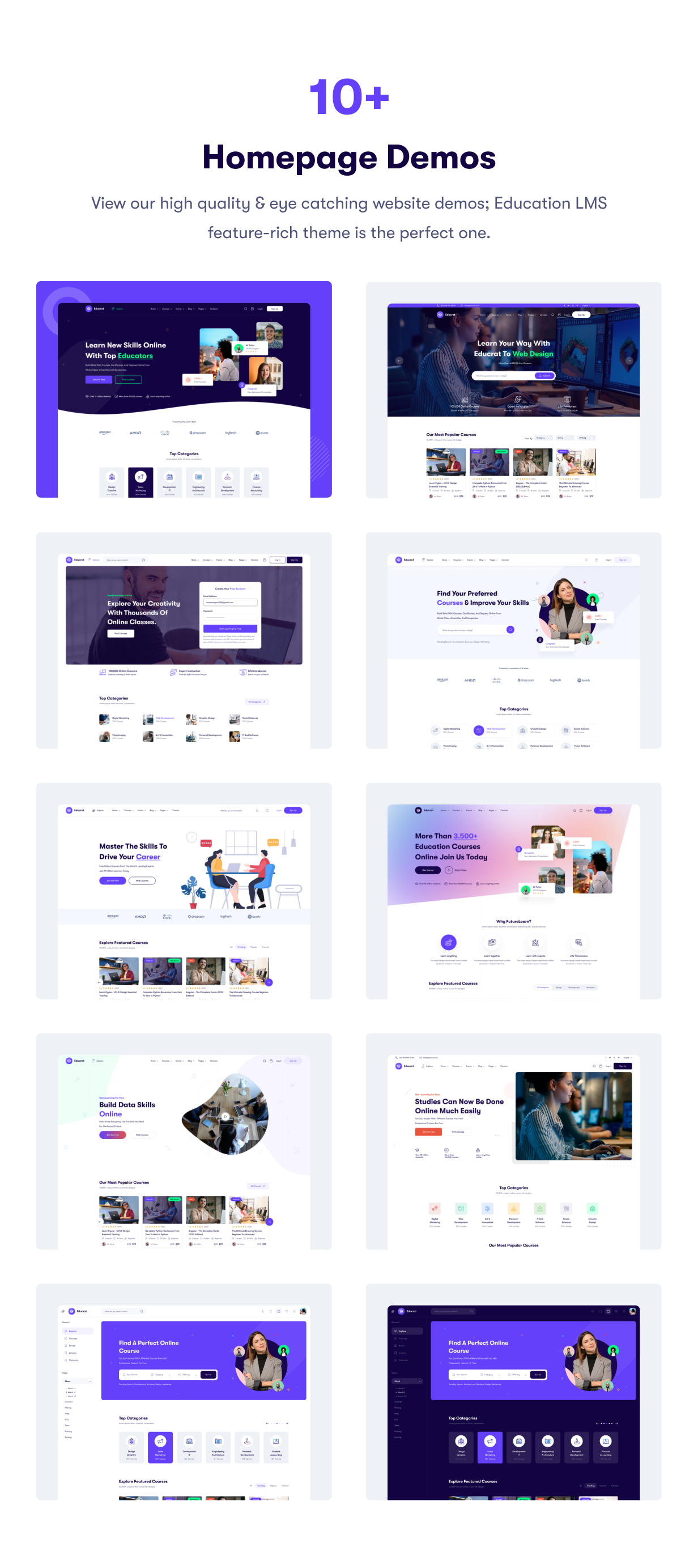 Educrat - Online Course Education WordPress Theme - 5