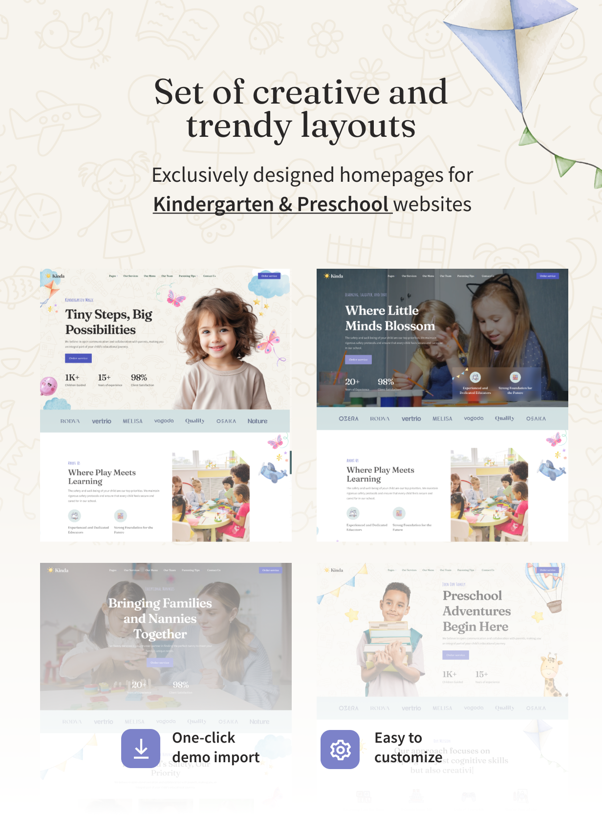 Kinda - Kindergarten & Preschool WordPress Theme