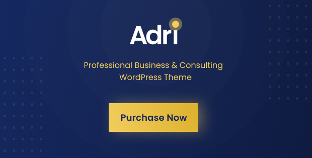 Purchase WordPress Theme | Adri - Business and Consulting WordPress Theme