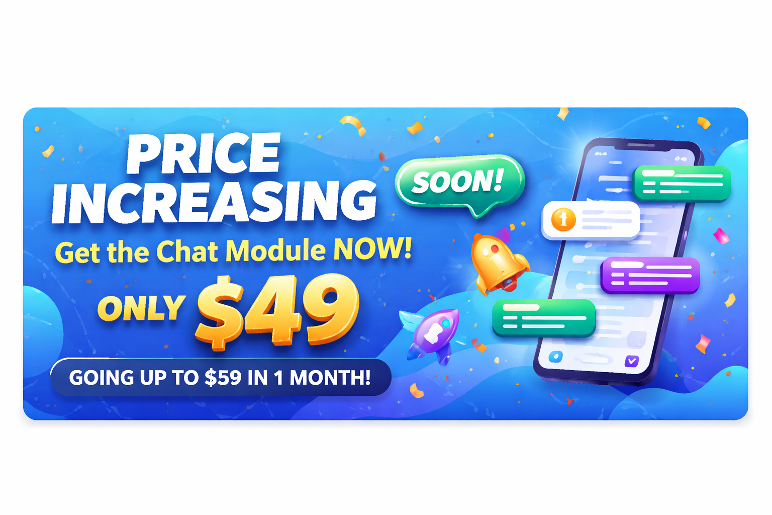 AI Chatbot Sale Announce - Perfex CRM Chatbot