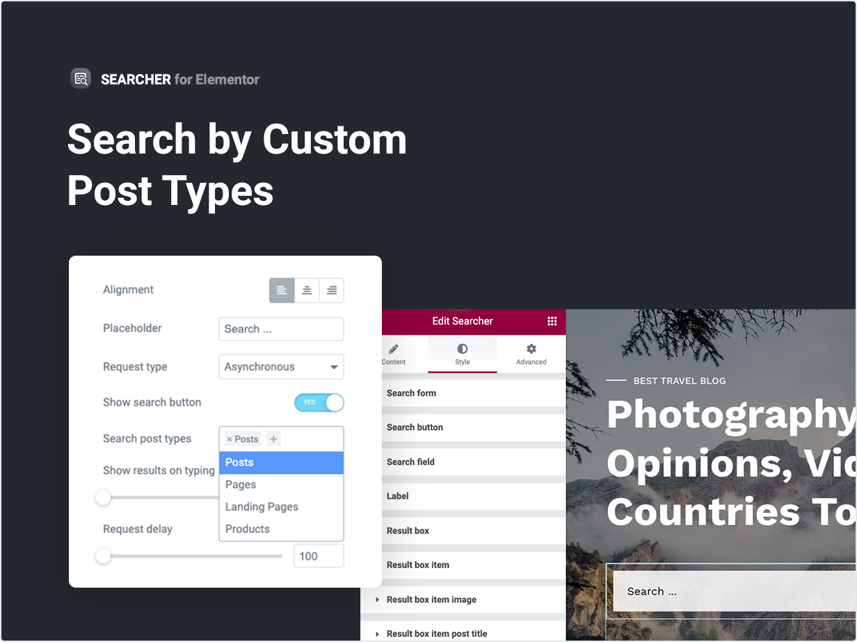 Search by Custom Post Types