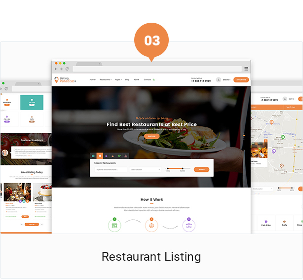 Listing Paradise Directory Listing PSD Template