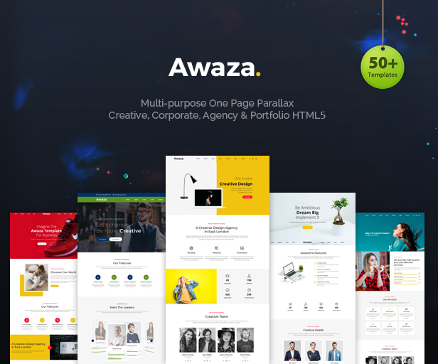 Awaza - One Page Multipurpose - 1