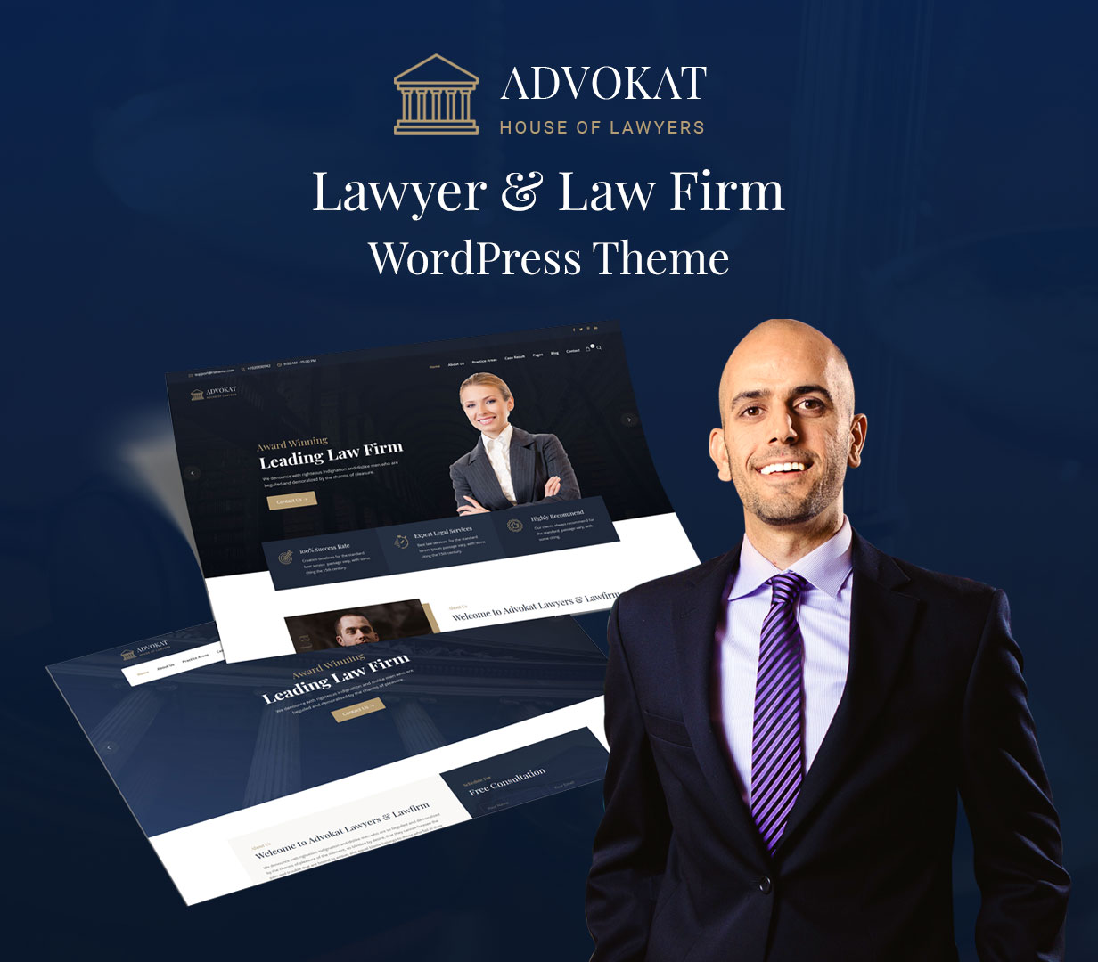 Advokat - Lawyer & Law Firm WordPress Theme - 6