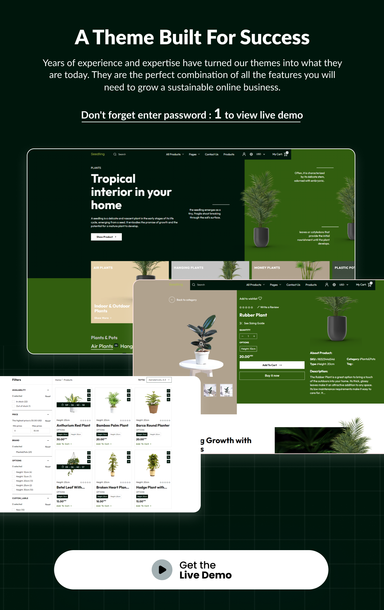 Seedling - Houseplants eCommerce Shopify 2.0 Store - 10