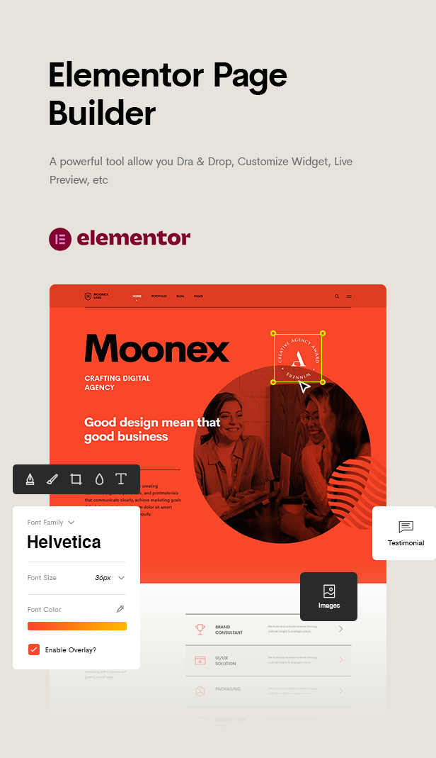 Moonex - Agency & Portfolio WordPress Theme - 6