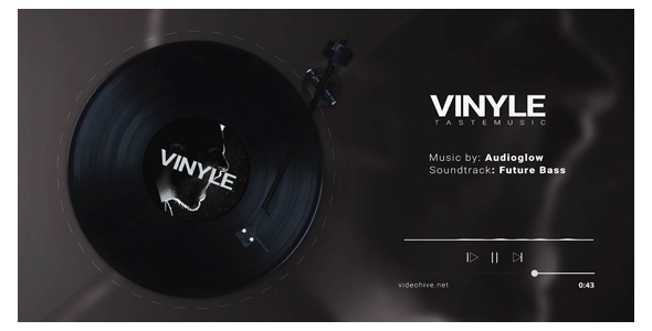 Vinyl Music Visualizer - 3