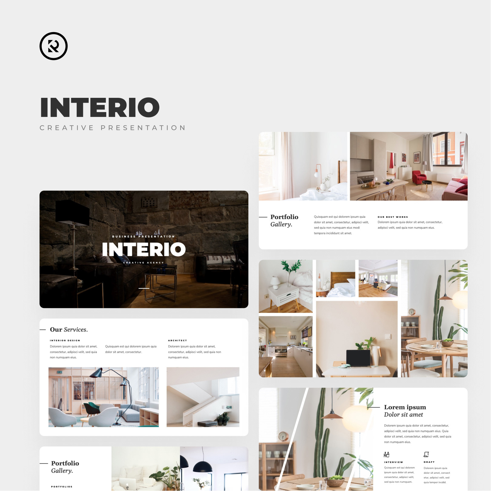 Interior Design Powerpoint Templates Free Download Printable Form 