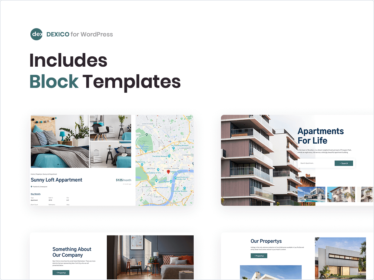 Includes Block Templates