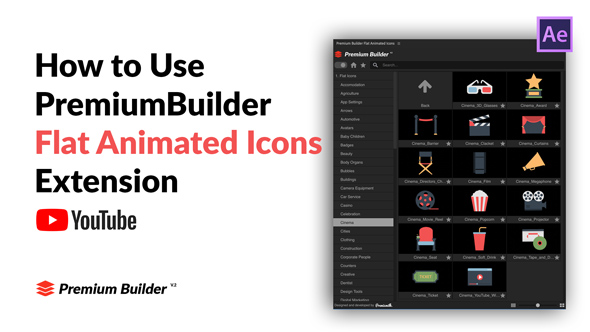 Flat Animated Icons Library - 11