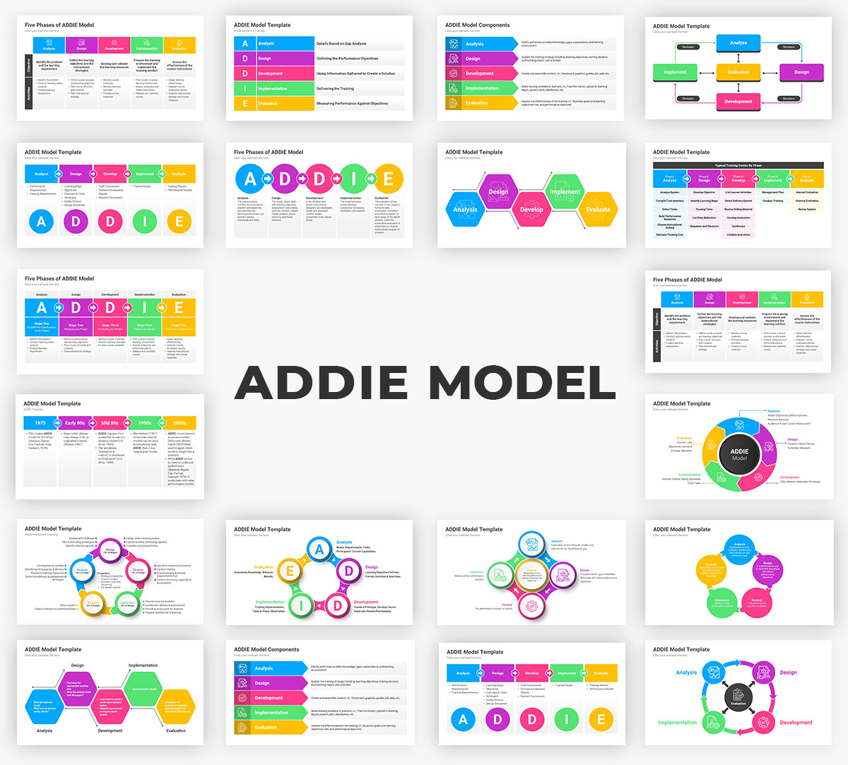 Infographics Complete Bundle PowerPoint Templates - 128