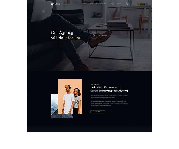 Akroot | It is the Multi-purpose Creative HTML5 Template - 5