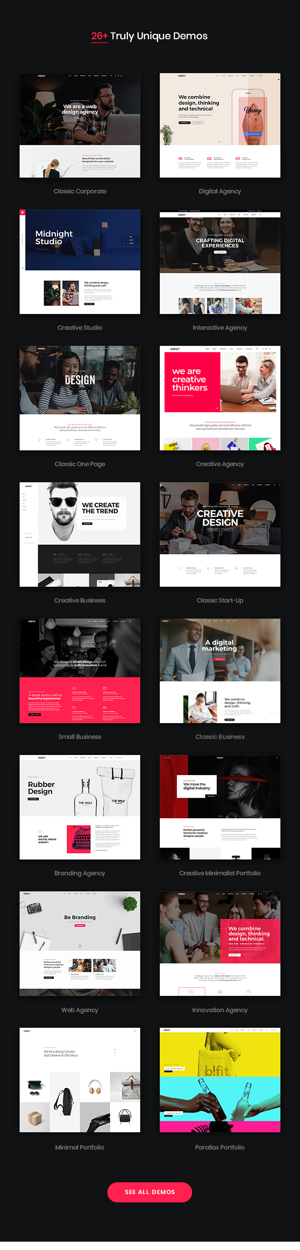 Pofo - Creative Agency, Corporate and Portfolio Multi-purpose Template - 5