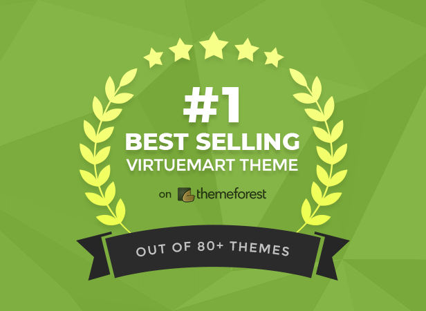 #1 Best Selling VirtueMart Theme on Themeforest