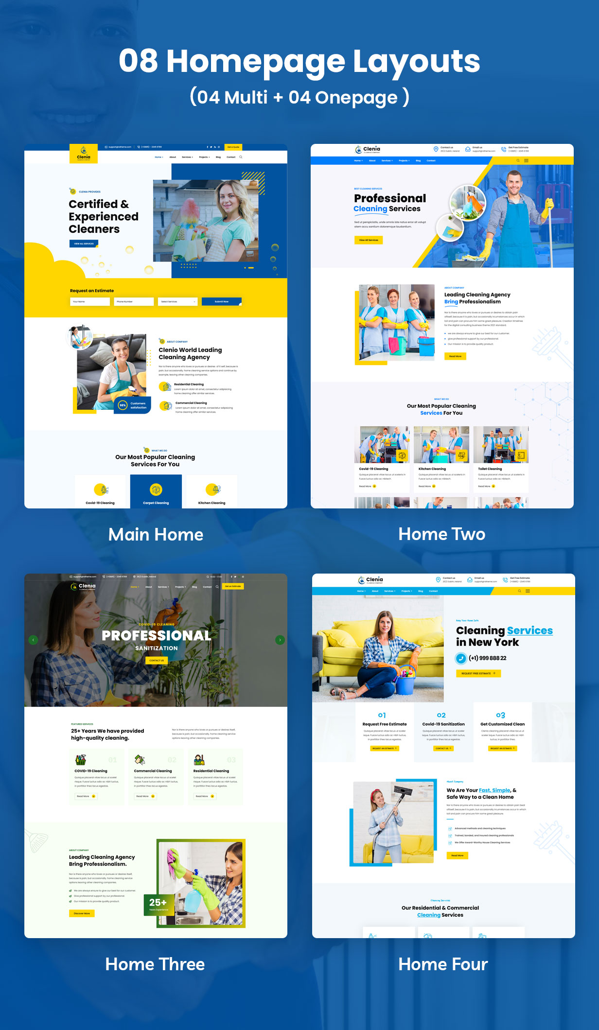 Clenia - Cleaning Services WordPress Theme - 6