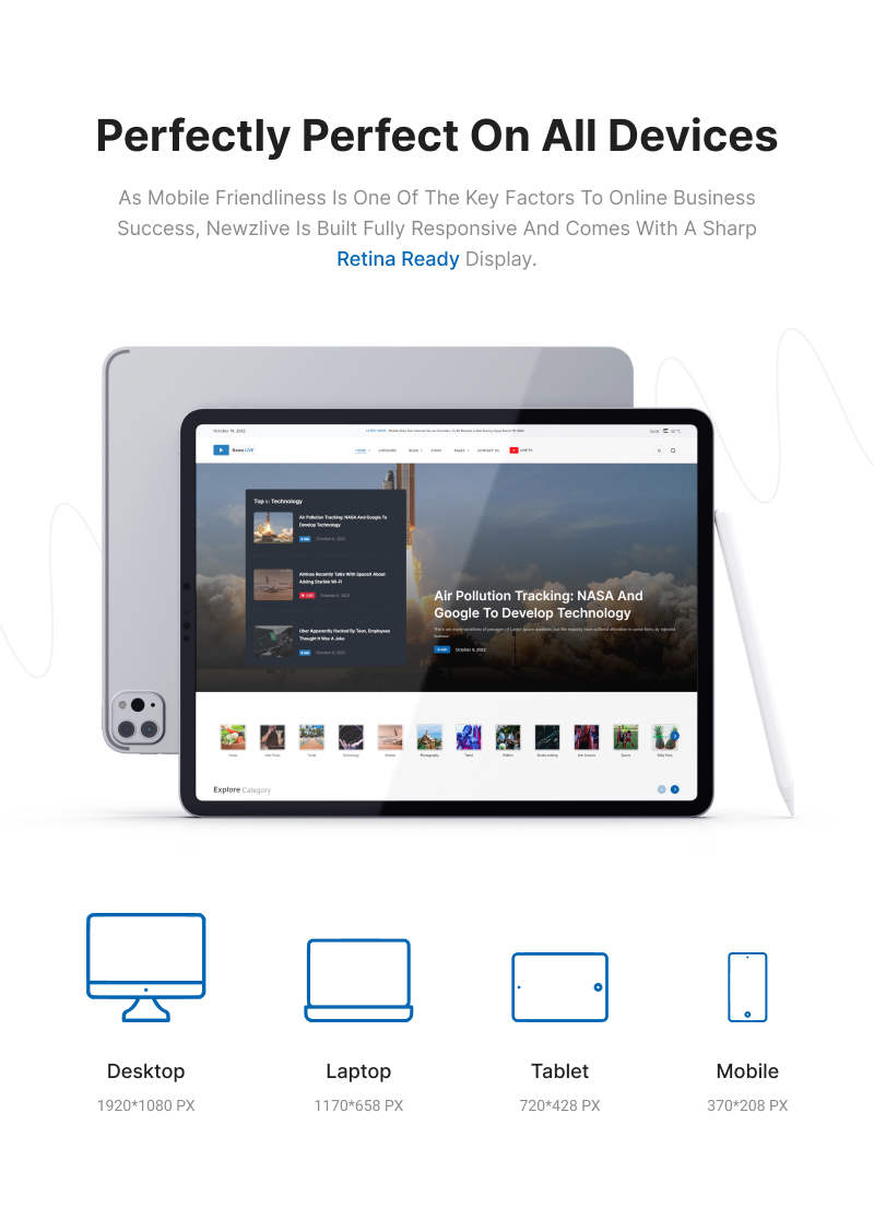 News WordPress theme | Newz Live | Iqonic Design