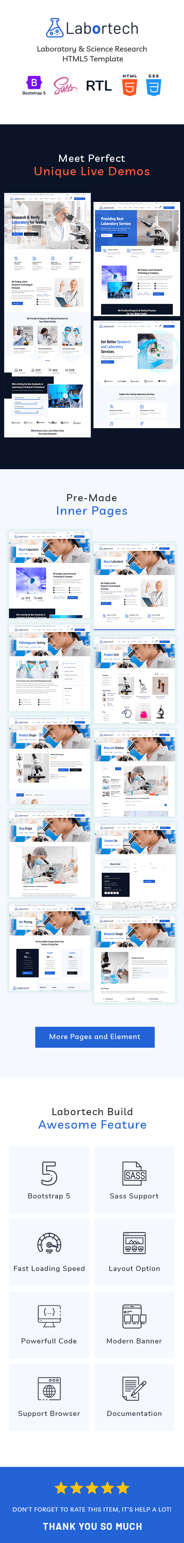 Labortech - Laboratory & Science Research HTML5 Template - 2