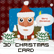 Three 3D Christmas Cards - ActiveDen Item for Sale