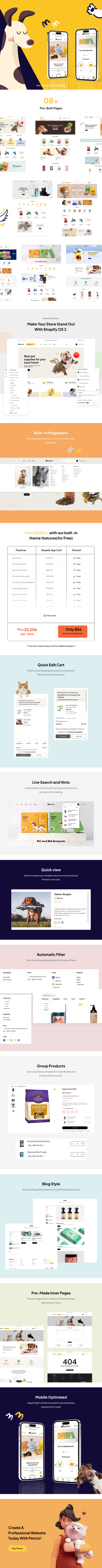 Petcio - Pet Shopify Theme OS 2.0 - 1